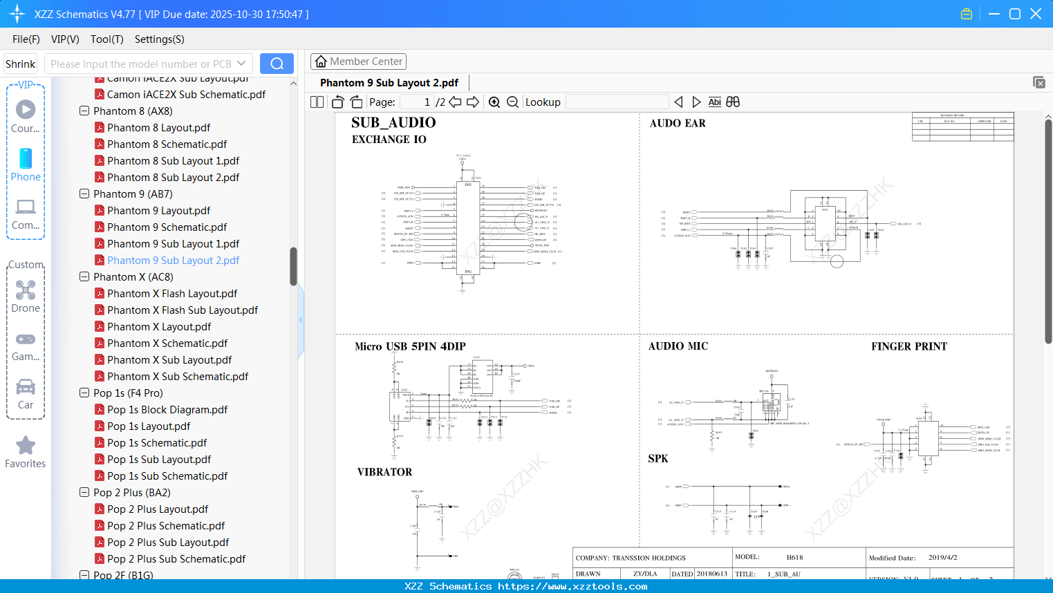 Tecno Phantom 9 Sub Layout 2